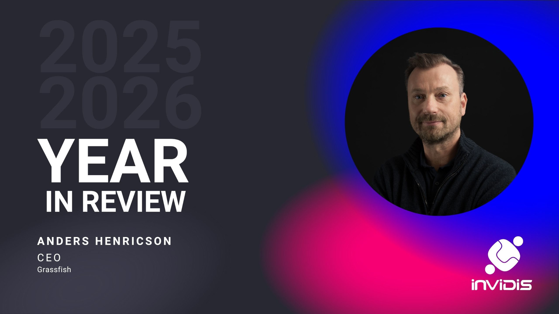 Year in Review 2025/2026: Anders Henricson, CEO of Grassfish (Image: Grassfish)