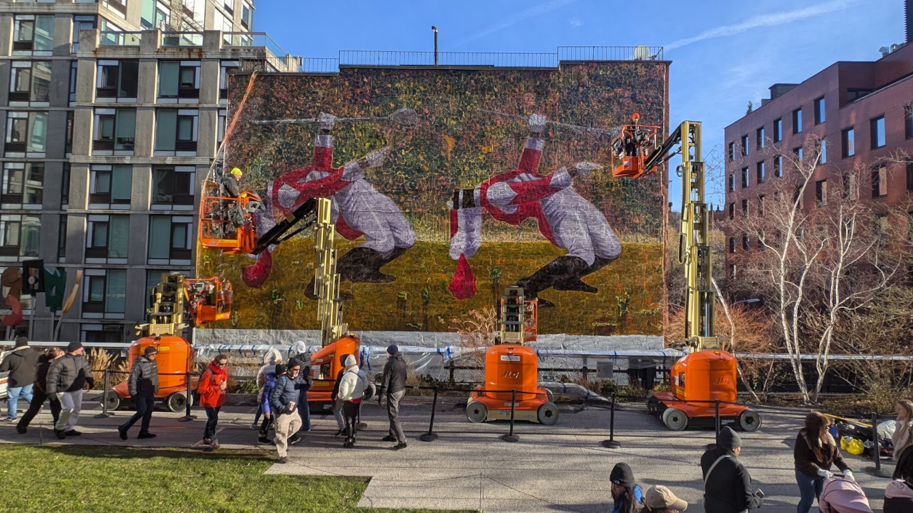 Public Art / Mural at Hygh Line New York City (Image: invidis)