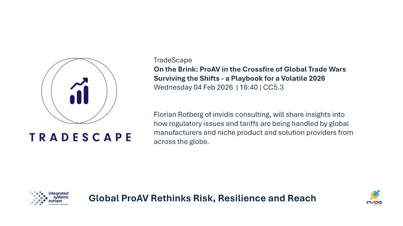 Tariffs and Digital Signage (Image: invidis)