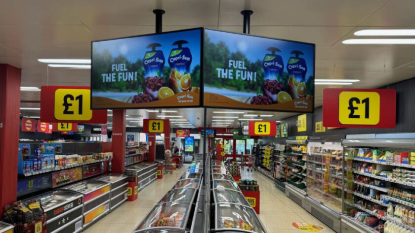Stratacache will provide Iceland Food stores with screens, sensors, and software. (Image: STRATACACHE)