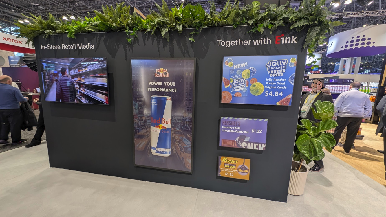 NRF 2026: Retail’s Next Favorite Display Is Surprisingly Calm - E-paper displays at NRF (Image: invidis) E-paper displays at NRF (Image: invidis)