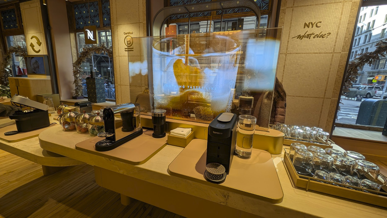 Nespresso Flagship in NYC (Image: invidis)