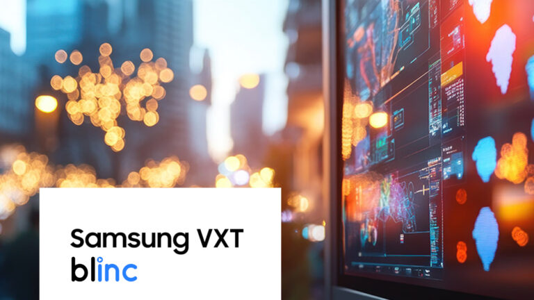 Samsung VXT integrates Analytics Platform Blincs (Image: invidis)