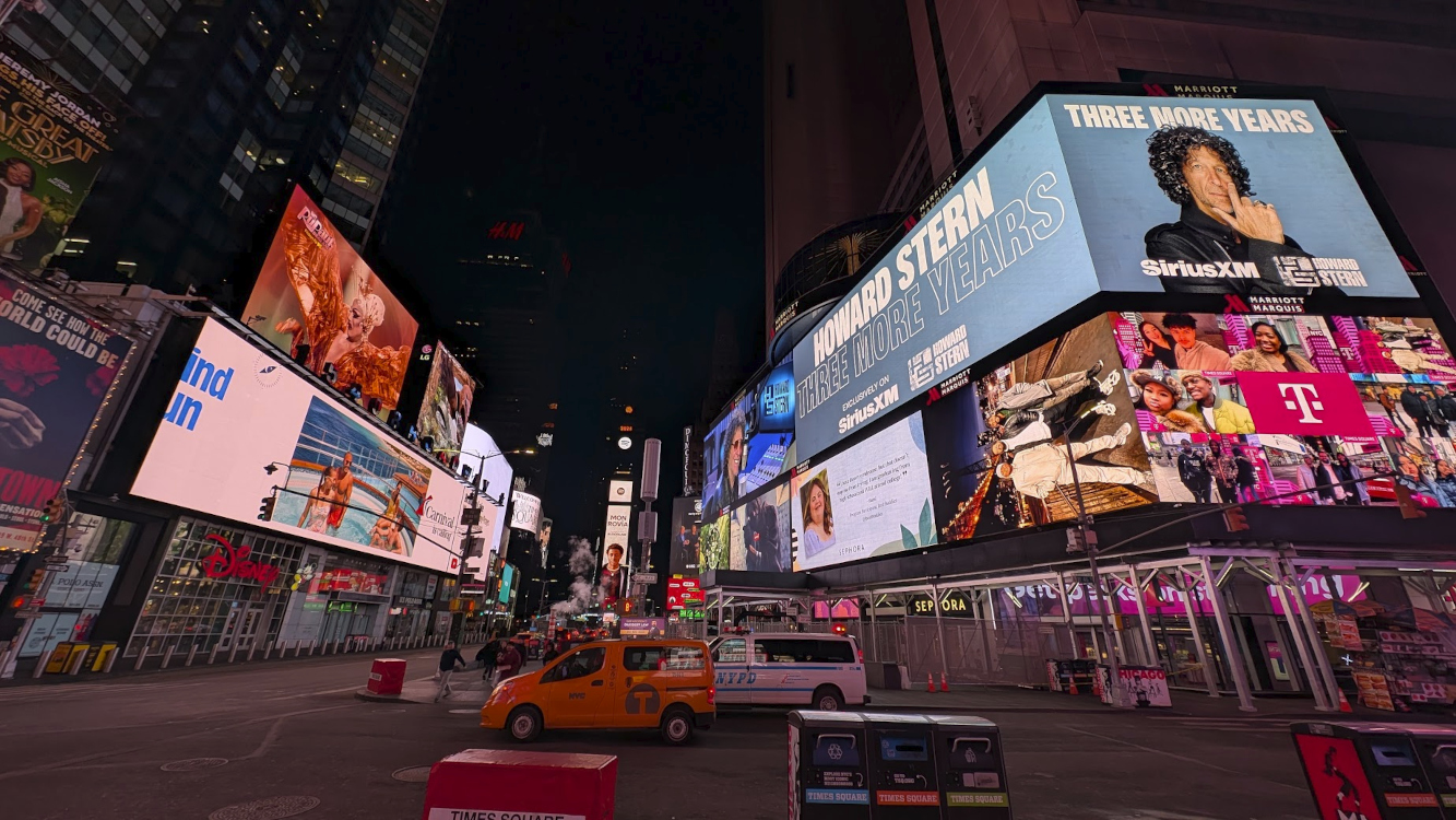 The Marriott LED a few hours before (Image: invidis)