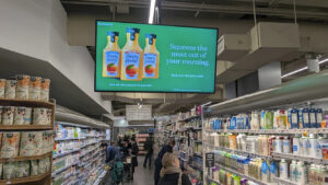 Wholefoods Retail Media Network in NYC (Image: invidis)