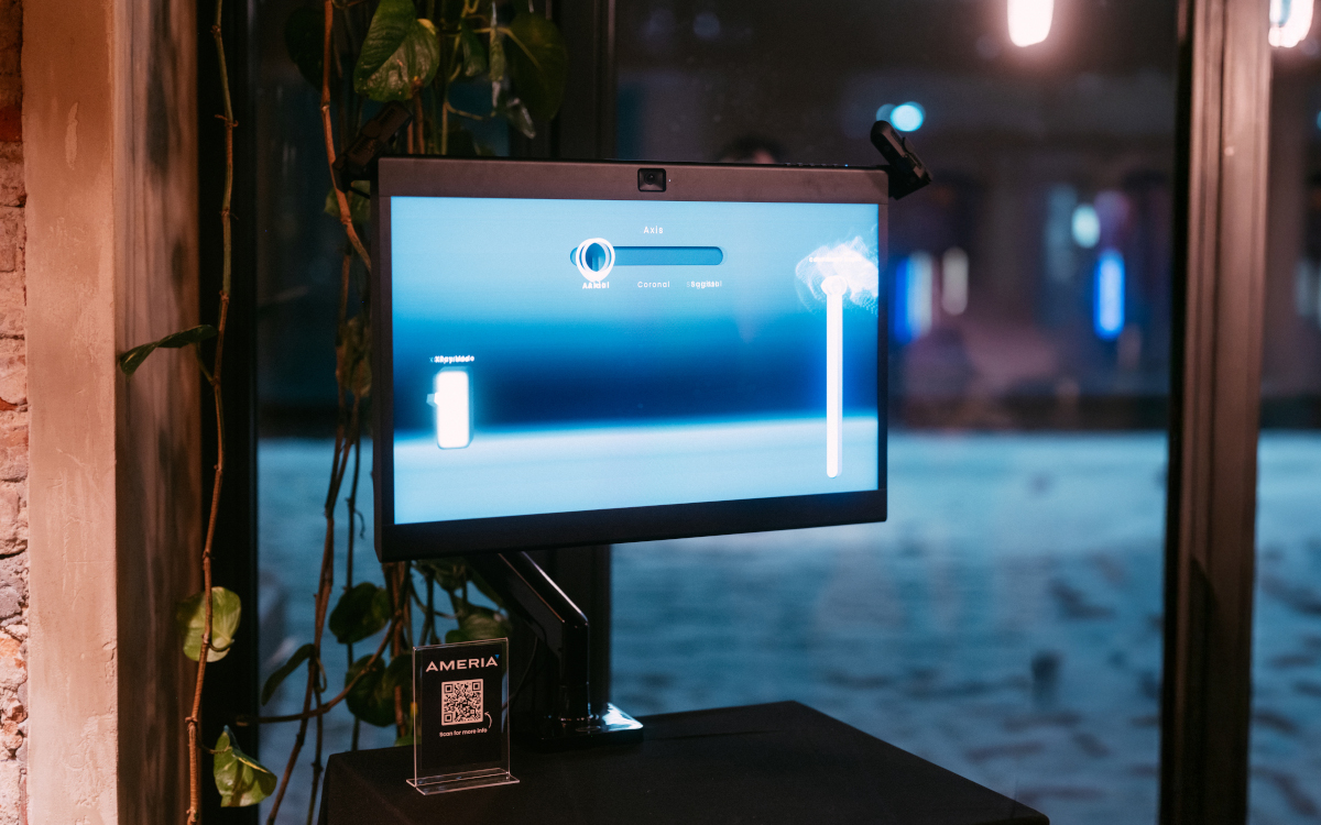 Sony's Spatial Reality Display with Ameria's Starkit (Image: Viktor Strasse/Ameria)
