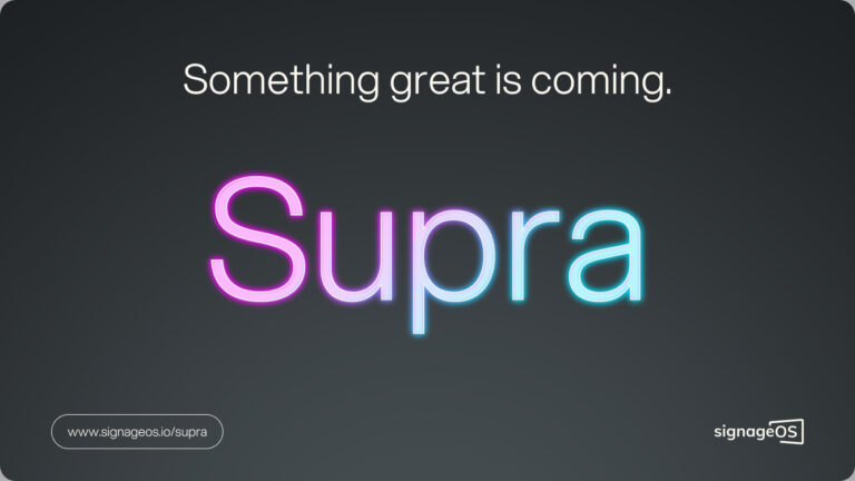 At ISE 2026, SignageOS launches Supra - an edge-based, encrypted streaming solution for digital signage. (Image: signageOS)
