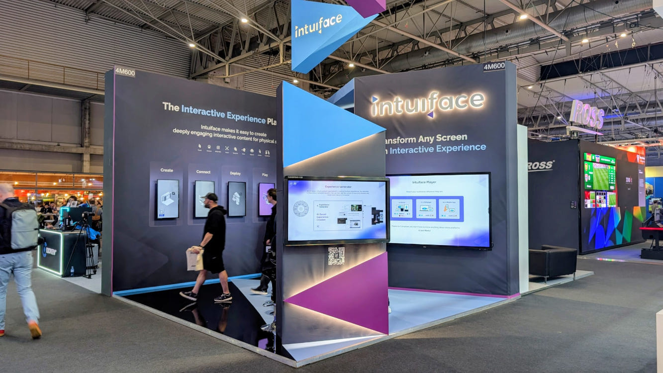 Intuiface at ISE 2026 (Image: invidis)