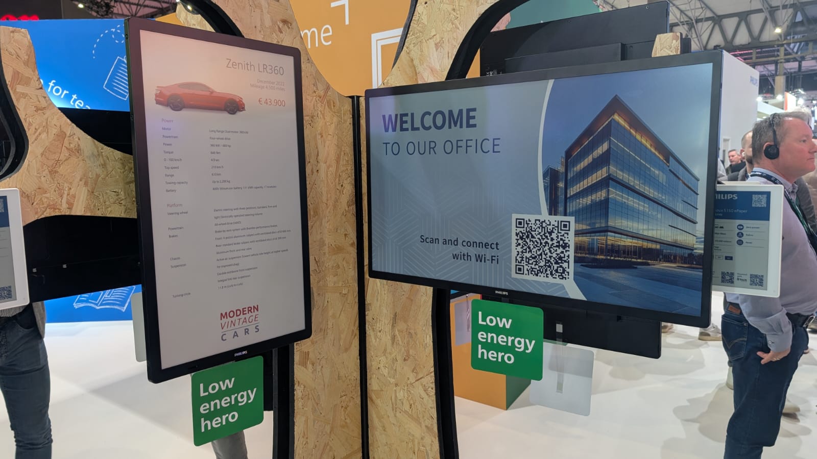 E-paper displays by PPDS at ISE 2026 (Image: invidis)