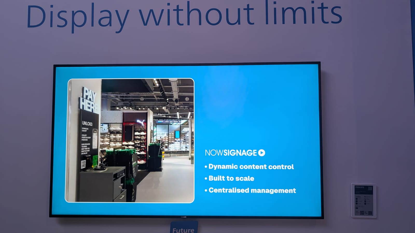 The new Philips Signage 7000 Slimline (Image: invidis)