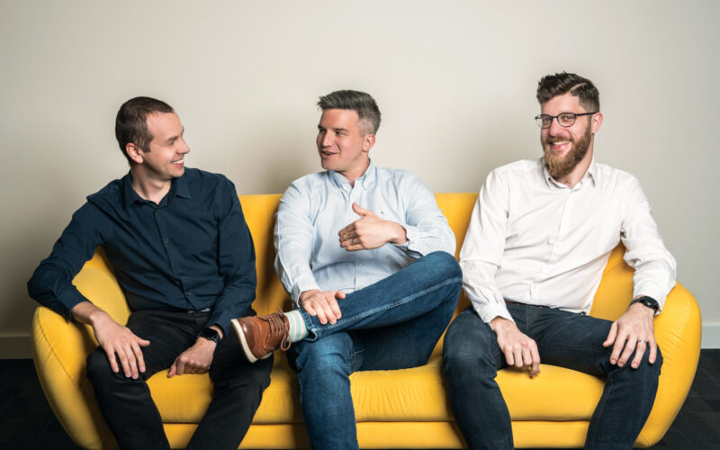The SignageOS founders (from left): Lukas Danek, Stan Richter, and Michael Zabka (Image: signageOS)