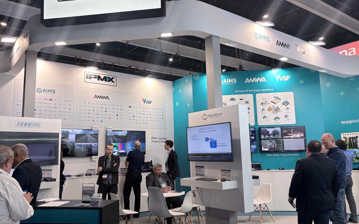 AIMS booth at ISE 2026 (Image: invidis)