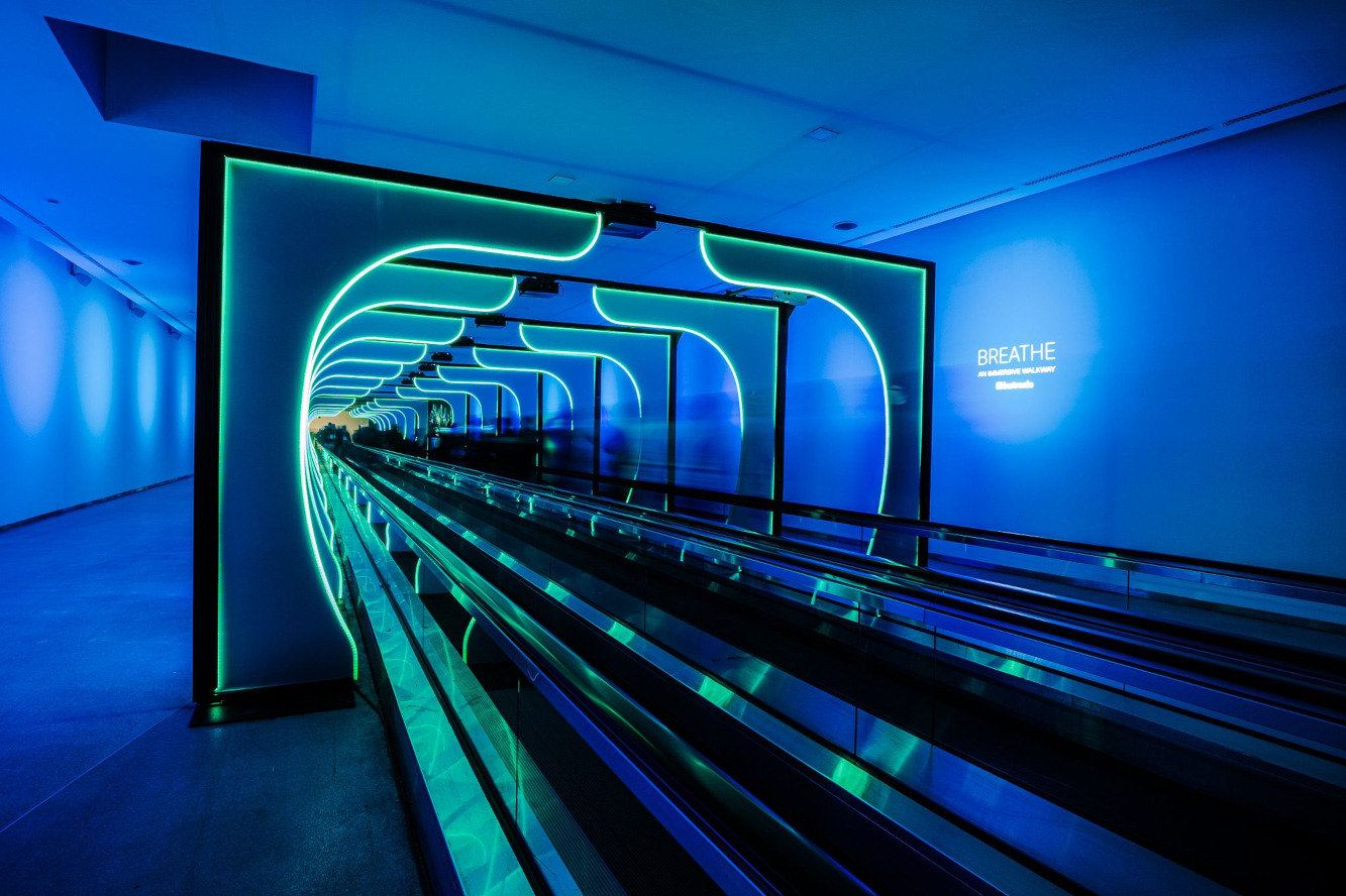 Instronic's Breathe Installation at ISE 2026 (Image: Instronic)