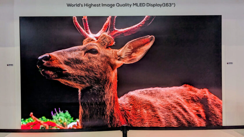 MiniLED wall by TCL, displayed at ISE 2026 (Image: invidis)