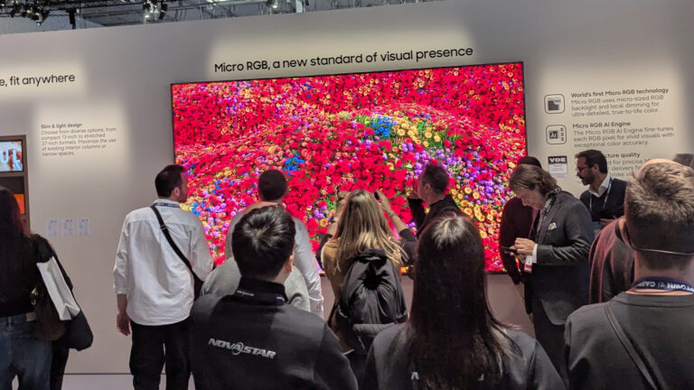 Samsung's new MicroRGB display (Image: invidis)