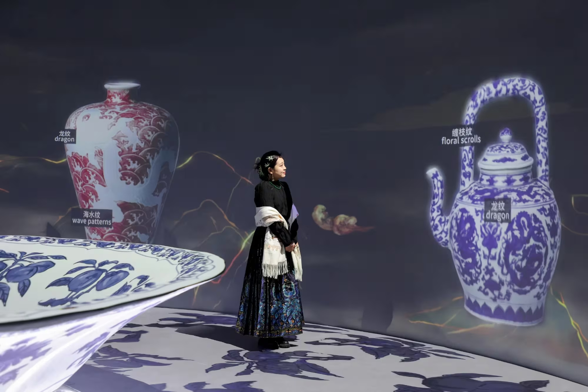 “The Ways in Patterns" exhibition (Image: Barco)