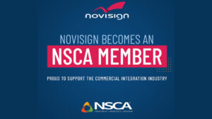 Novisign Becomes NSCA Member
