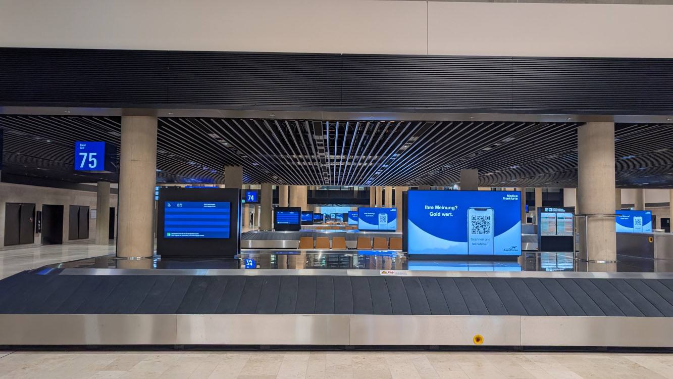 Baggage network at terminal 3 (Image: invidis)