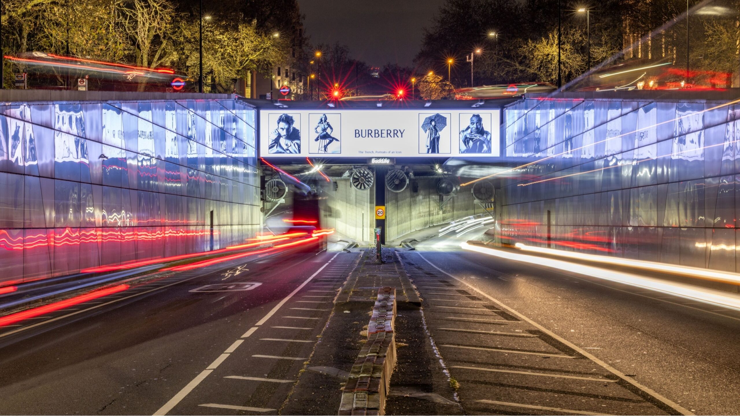 High-traffic Piccadilly Underpass location near Hyde Park Corner