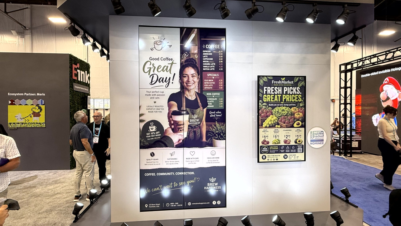 E Ink e-Paper at Infocomm 26 (Image: invidis)