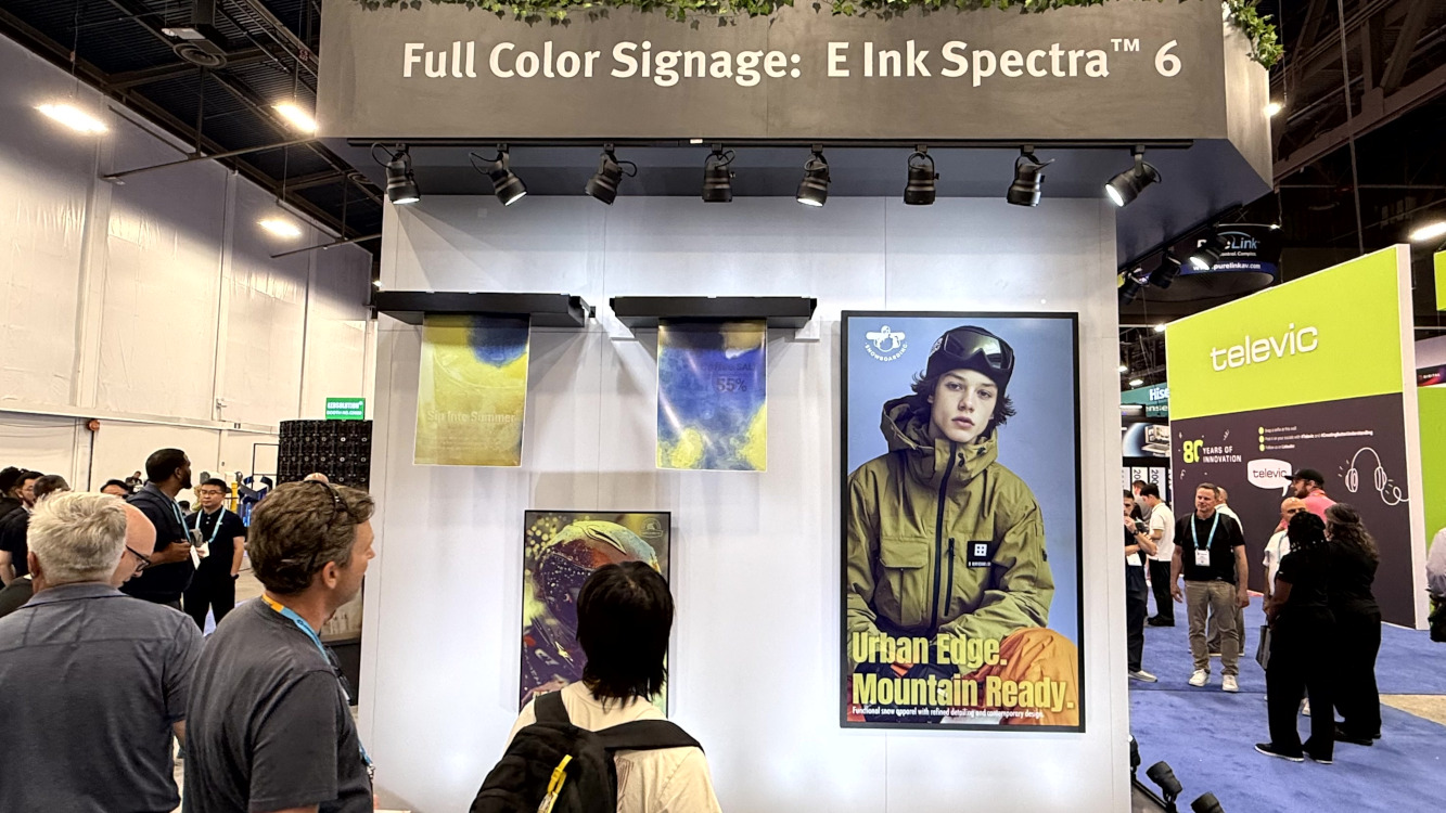 E Ink e-Paper at Infocomm 26 (Image: invidis)