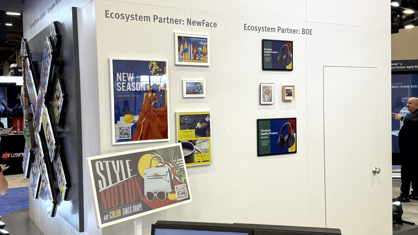 E Ink e-Paper at Infocomm 26 (Image: invidis)
