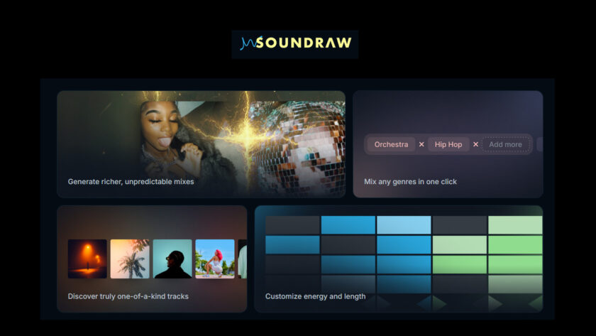 Soundraw integrates with WebOS screens (Image: Screenshot)
