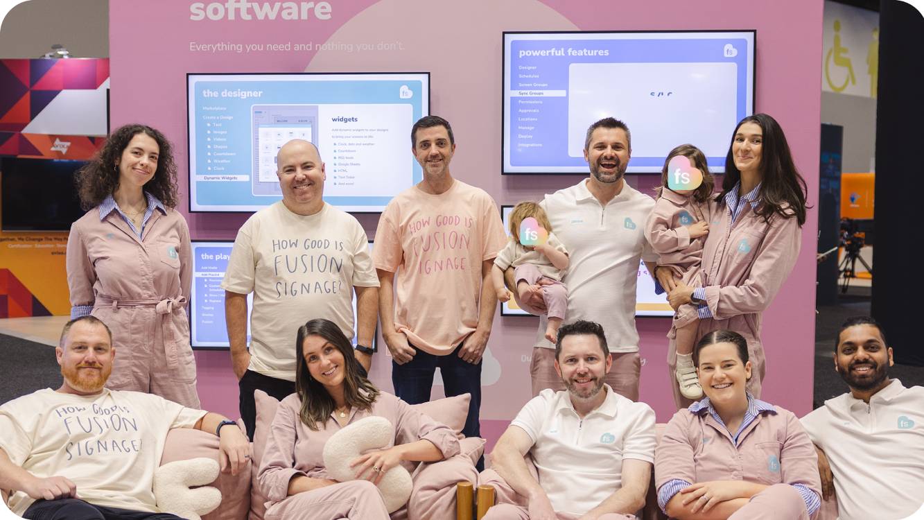 The Fusion Signage Team (Image: Fusion Signage)