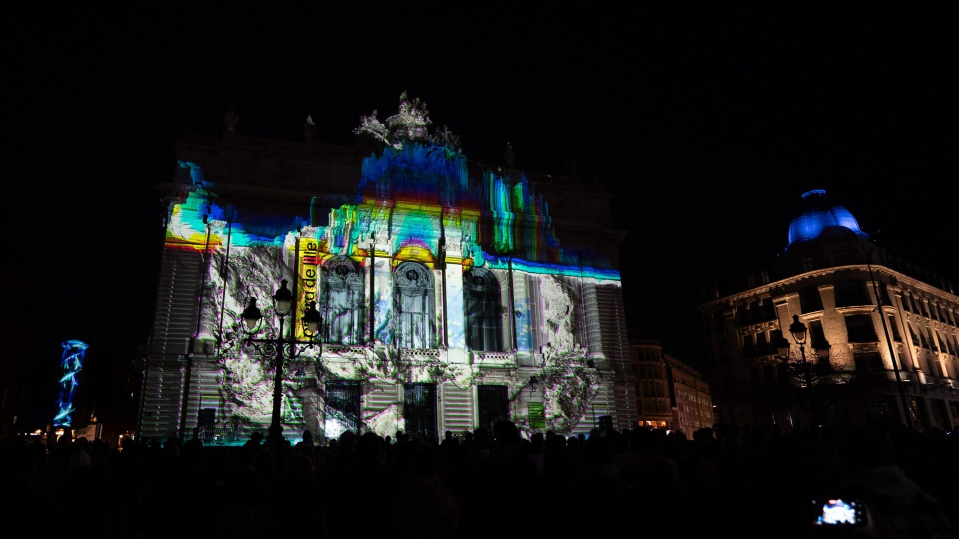 Projection Mapping: Panasonic PT-RQ45 Debuts at Lille Video Mapping Festival - Projection mapping artwork illuminates the Opéra de Lille during the 2026 Lille Video Mapping Festival (Image: Panasonic) Projection mapping artwork illuminates the Opéra de Lille during the 2026 Lille Video Mapping Festival (Image: Panasonic)