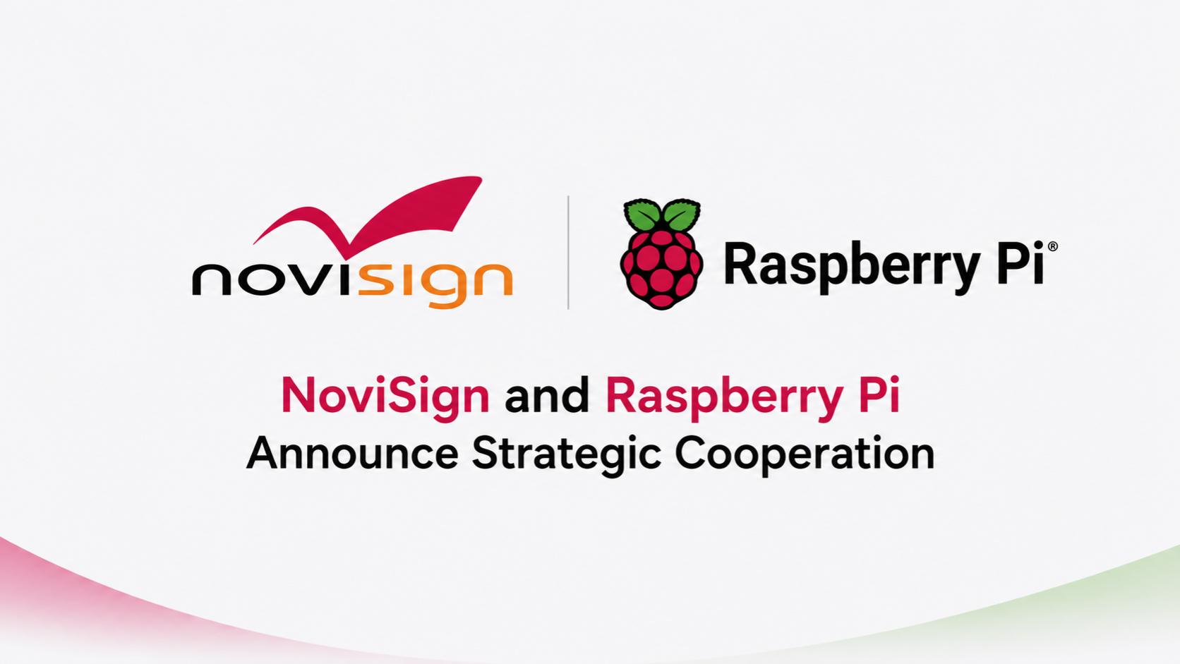 For Digital Signage Deployments: Novisign and Raspberry Pi Team Up - Novisign and Raspberry Pi have partnered to expand hardware options for digital signage deployments (Image: Novisign) Novisign and Raspberry Pi have partnered to expand hardware options for digital signage deployments (Image: Novisign)