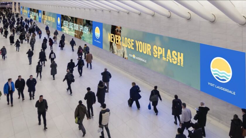 Visit Lauderdale Takes Over Oculus Screens in New York