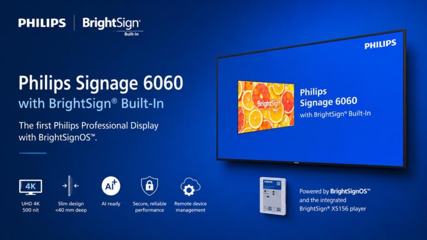PPDS Adds BrightsignOS to Philips Signage Portfolio