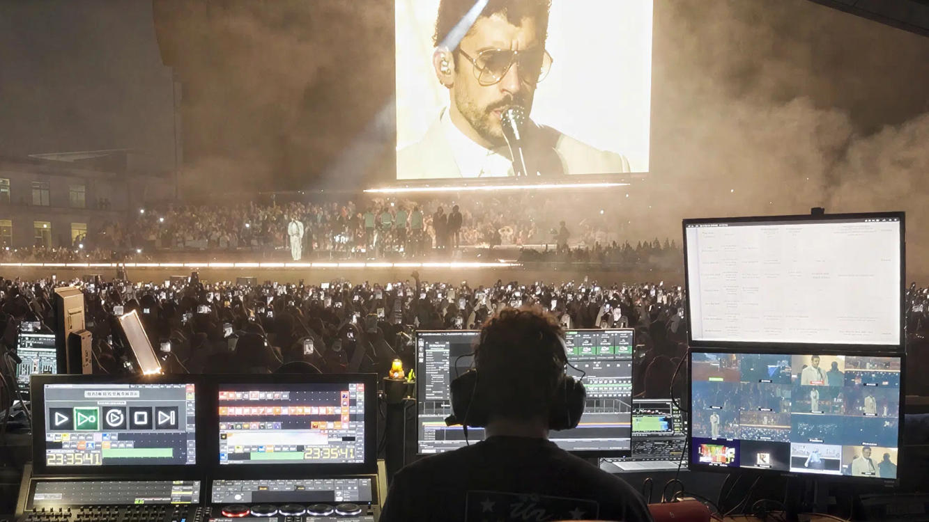 The system is controlled by Brompton processors and four Disguise media servers. (Image: Global Trend Pro)