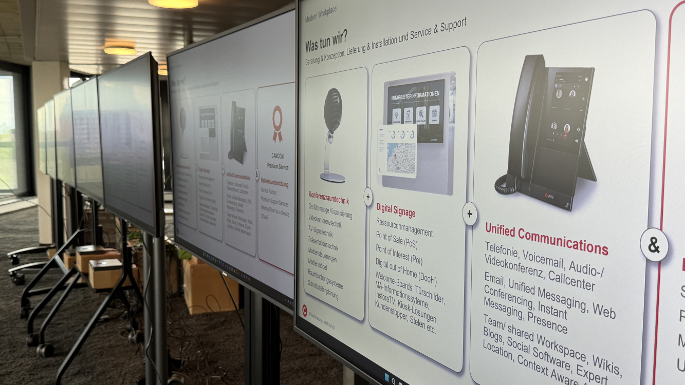 Digital Signage Display Shoot-out (Image: Cancom)