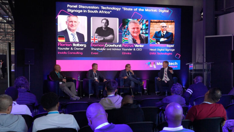 Digital Signage Panel at Mediatec Africa (Image: Mediatec)