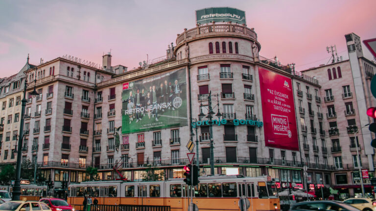 Outdoor ads in Budapest, Hungary (Image: Ceyda Ciftci/Unsplash)