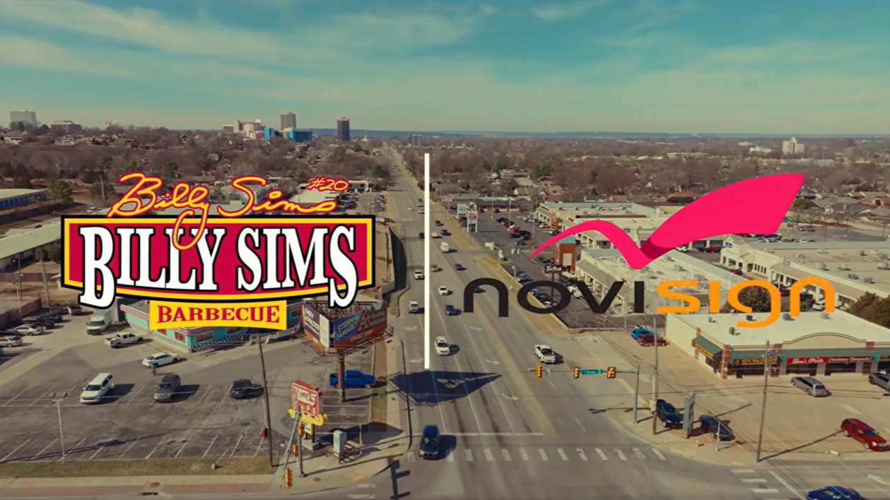 Retail: Billy Sims BBQ Streamlines Menu Boards - Billy Sims BBQ has deployed Novisign's digital signage platform across its 30 U.S. restaurant locations
(Image: Novisign) Billy Sims BBQ has deployed Novisign's digital signage platform across its 30 U.S. restaurant locations (Image: Novisign)