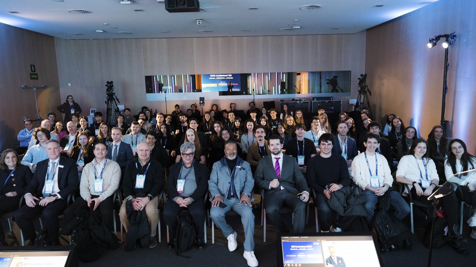 Students from 17 European universities gathered at ISE 2026 to tackle real-world AV challenges during the second annual ISE Hackathon (Image: ISE)