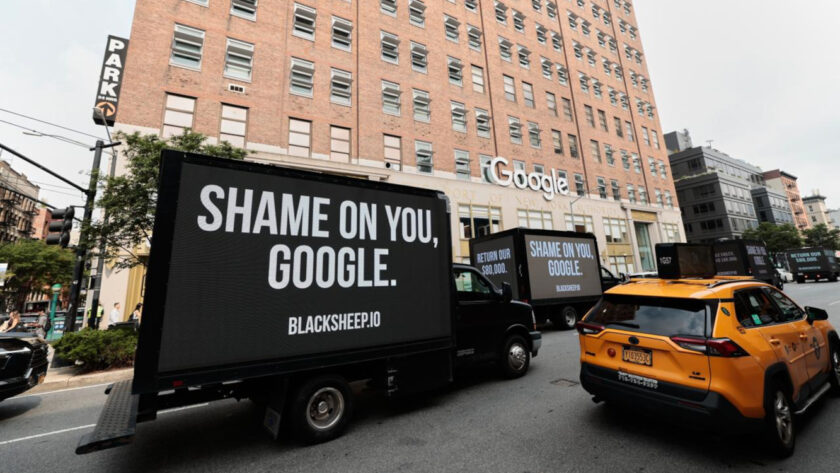 25 LED Trucks Take Aim at Google