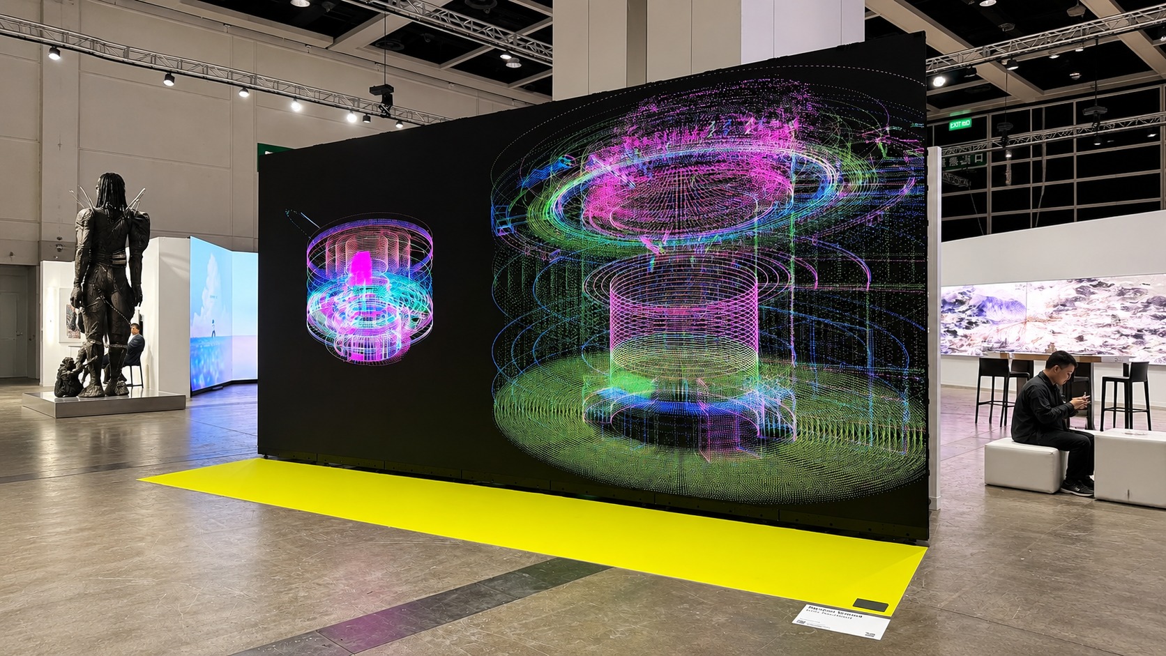 LED: Brompton Processing Powers Art Basel Hong Kong LED Artwork - Kim Asendorf’s interactive installation at Art Basel Hong Kong used Roe Visual LED panels powered by Brompton Technology processing (Image: Nguyen Wahed/Kim Asendorf)
Kim Asendorf’s interactive installation at Art Basel Hong Kong used Roe Visual LED panels powered by Brompton Technology processing (Image: Nguyen Wahed/Kim Asendorf)