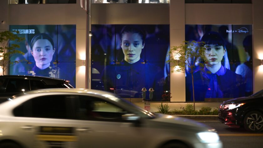 Hulu Brings The Testaments to Life on Los Angeles Storefront