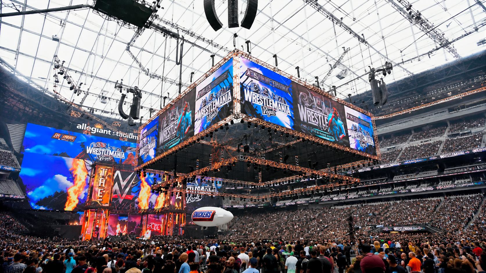 Events: Hippotizer Powers Two Visual Worlds for Wrestlemania 42 - WrestleMania 42 transformed Allegiant Stadium with high-resolution LED canvases spanning the stage, over-ring displays, entrance areas and stadium ribbons (Image: WWE) WrestleMania 42 transformed Allegiant Stadium with high-resolution LED canvases spanning the stage, over-ring displays, entrance areas and stadium ribbons (Image: WWE)