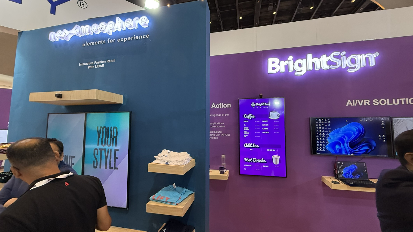 Global Digital Signage Brands at Infocomm India (Image: invidis)