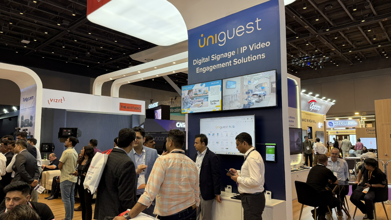 Global Digital Signage Brands at Infocomm India (Image: invidis)
