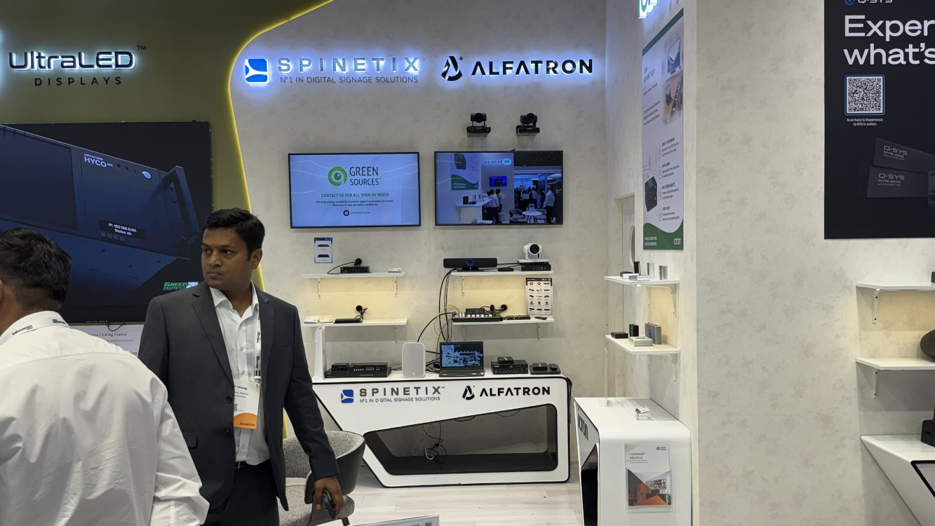 Global Digital Signage Brands at Infocomm India (Image: invidis)