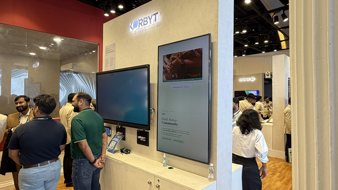 Global Digital Signage Brands at Infocomm India (Image: invidis)