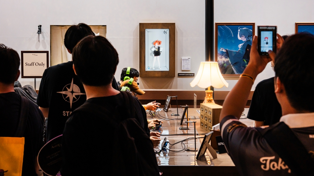 Spatial Screens at Tokyo Game Show (Image: Samsung)