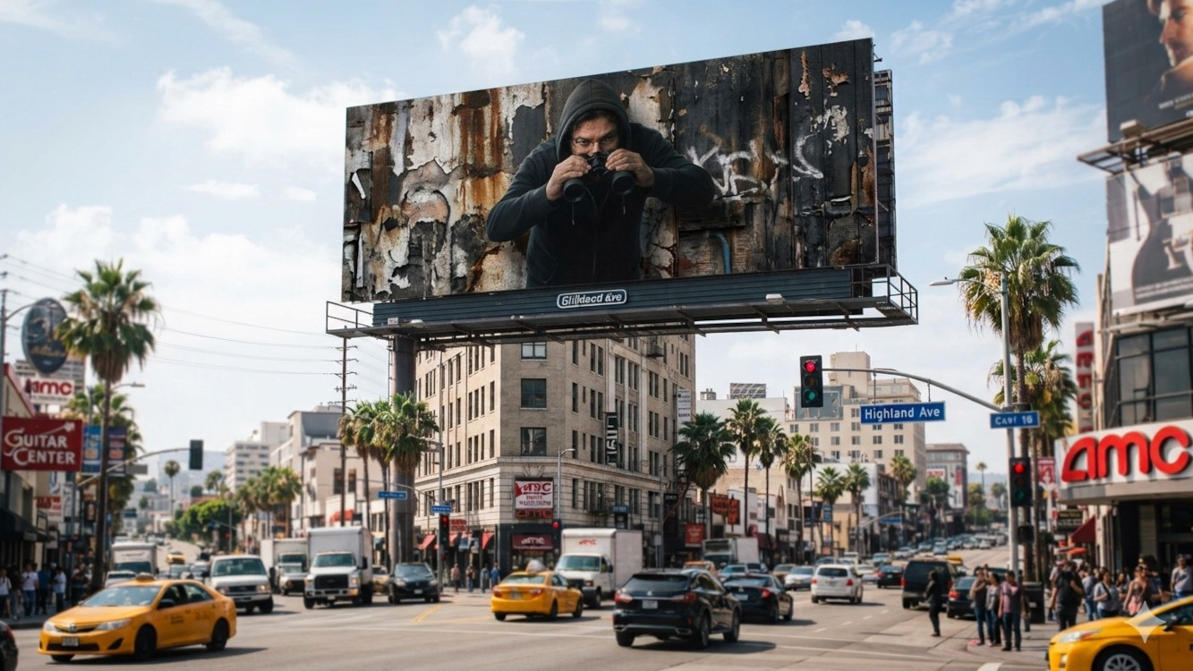 Haynes Column: Orwellian Nightmare Or Clickbait? - Are "Spying Billboards" a thing? (Image: AI-generated) Are "Spying Billboards" a thing? (Image: AI-generated)