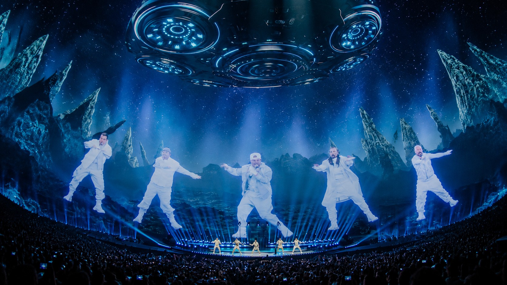 Live Entertainment: Sphere And Disguise Deepen Technology Partnership - The Backstreet Boys perform at Sphere in Las Vegas, where Disguise technology powers the venue’s large-scale visual content (Image: Sphere Entertainment) The Backstreet Boys perform at Sphere in Las Vegas, where Disguise technology powers the venue’s large-scale visual content (Image: Sphere Entertainment)