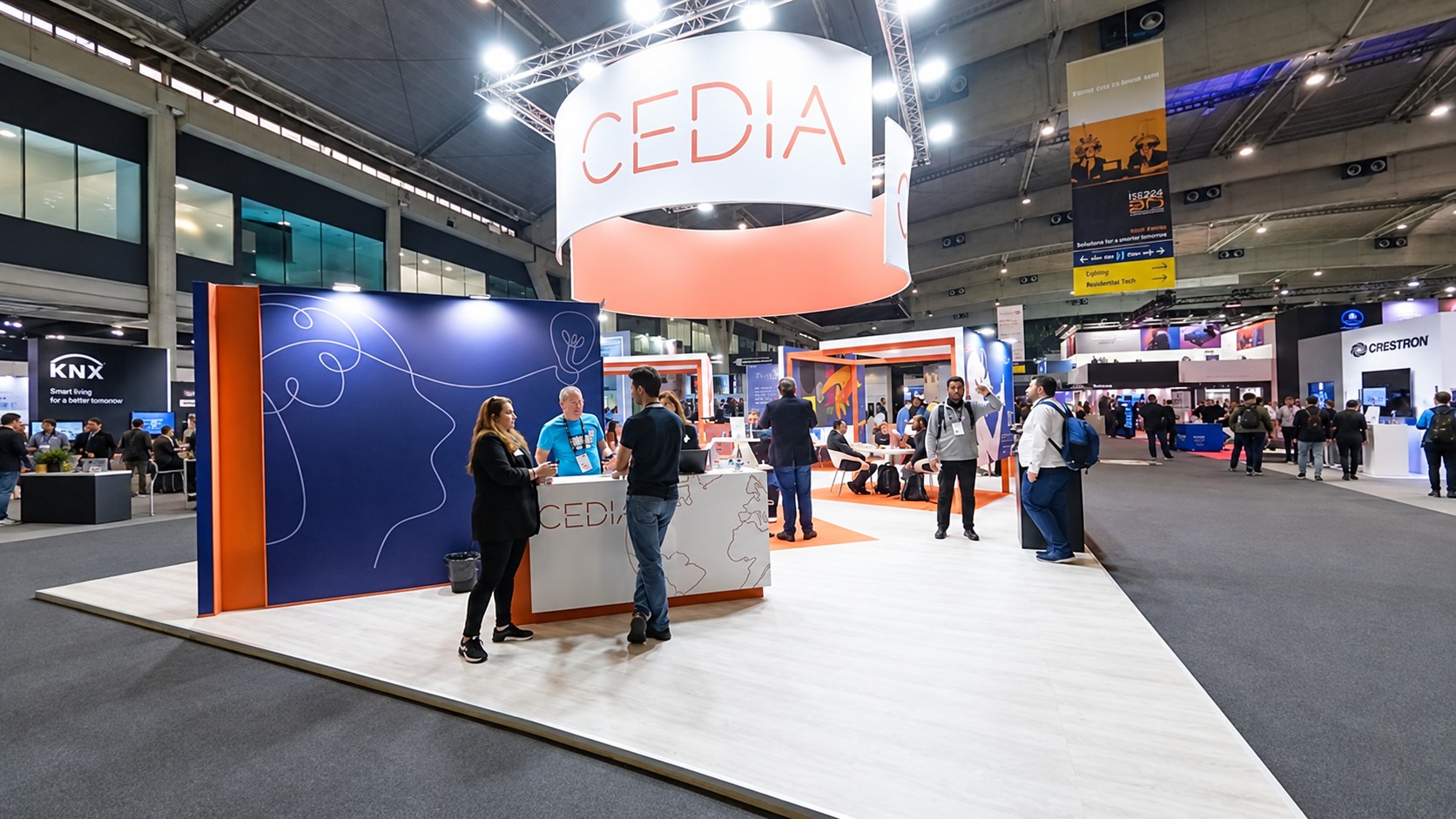 Research/Analysis: Cedia Values US Residential Technology Market at US$33.8 Billion - The Cedia stand at Integrated Systems Europe (Image: Cedia) The Cedia stand at Integrated Systems Europe (Image: Cedia)